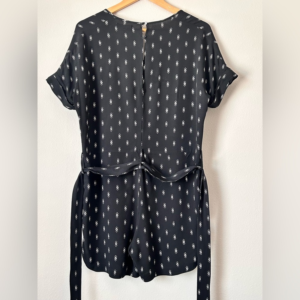 Madewell Black and White Patterned Jumpsuit - Picture 6 of 9